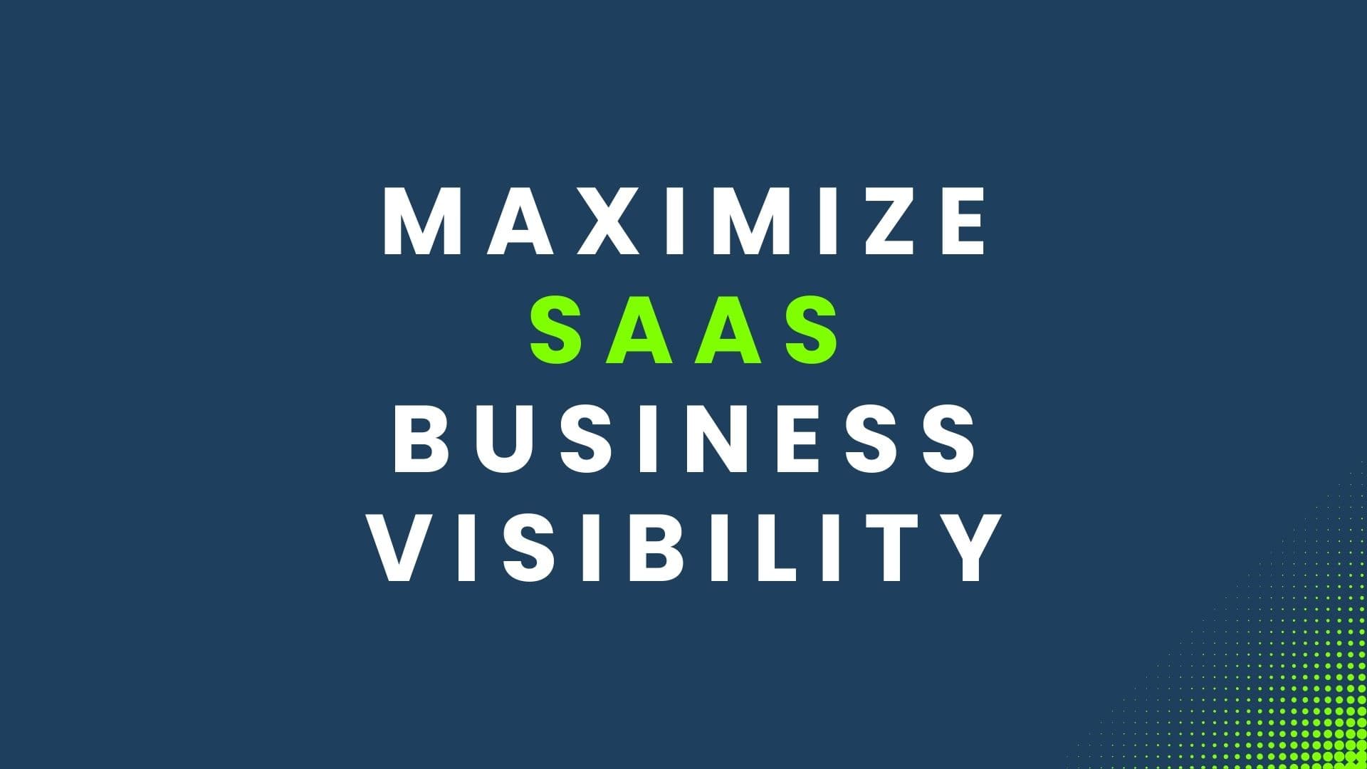 Maximize Your SaaS Business Visibility with the Best Directory Submission Sites